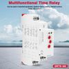 VIFER Multifunctional Delay Timer Relay GRT8-M2 with 10 Functions DIN Rail Mount AC 220V