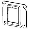 Appleton 8468A 4" Square Cover, 1-Device, Mud Ring, 1/2" Raised, Drawn, Metallic