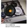 Heat Diffuser, Black Trivet, Flame Adjuster, Heat Diffuser, For Direct Fire, Small Cookware, Baking Making, Egg Cooker, Tea Pot (Black)