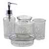 Clear 4-Piece Bathroom Accessory Set | Arctic Collection
