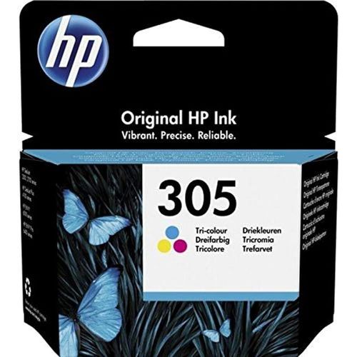 HP 305 3YM60AE Tricolor Original Ink Cartridge Compatible with HP DeskJet 2700, 2730, 4100, 4134, Envy Series 6020, 6030, 6420, 6430 Inkjet Printers