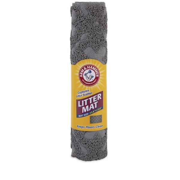 Arm & Hammer Waterproof Cat Litter Mat Non-slip  Pet Litter Trapper 23"x13"x.3"