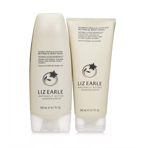 Liz Earle Bourbon Vanille & Clove Bud Body Wash & Body Cream (200 ml) Geschenkset