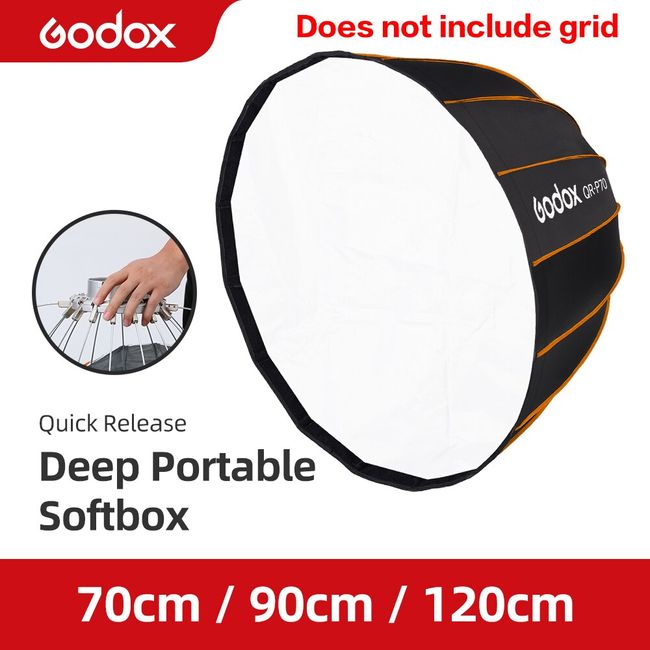 Buy Godox QR-P90 Quick Release Parabolic Softbox online from Sharp