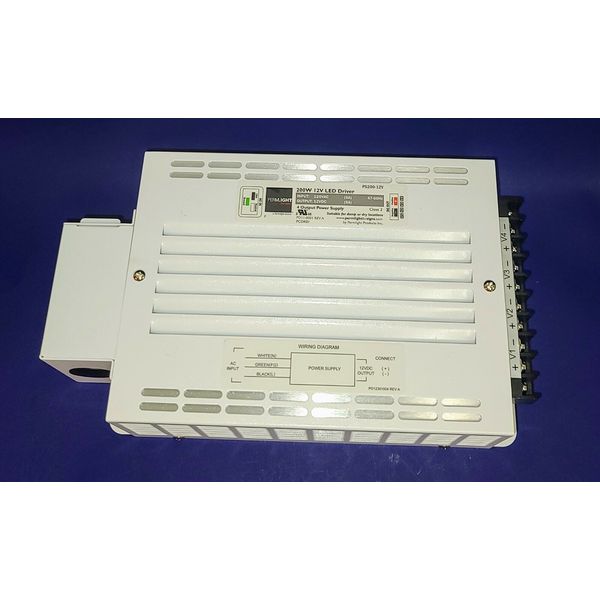 Permlight 4-Channel Class 2 Power Supply LED Driver Part # PS200-12V