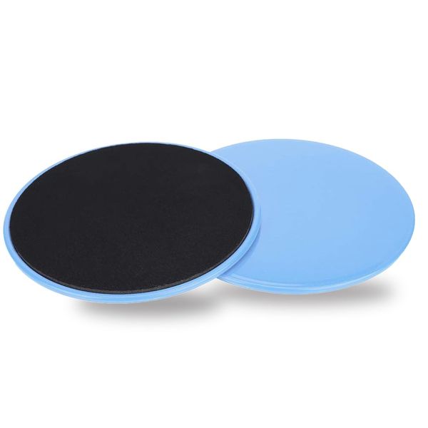 AYVRUOP 2 Stück Sliders Fitness Core Sliders Gleitscheiben Fitness Gleitscheiben Sport Doppelseitige Gliding Discs Exercise Slider Für Hause Gym Training Bauch Workouts(Blau)