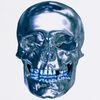 CafePress Blue Chrome Skull Mousepad Non-slip Rubber Gaming Mousepad