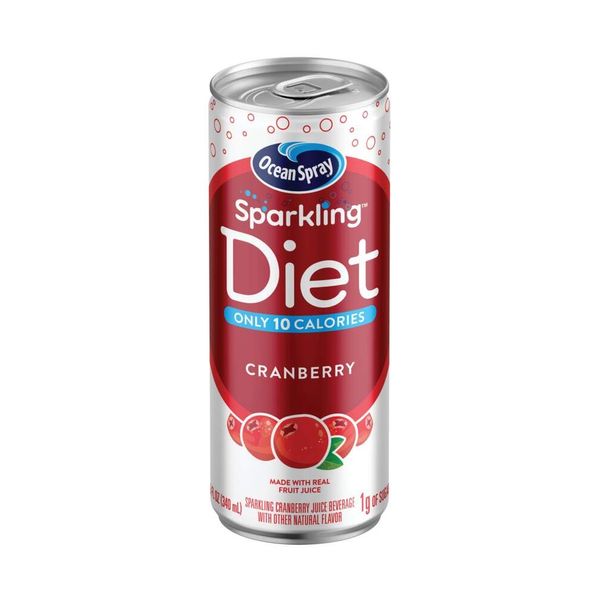 Ocean Spray® Sparkling Diet Cranberry Juice Drink, 11.5 Fl Oz Cans, 4 Count (Pack of 24)