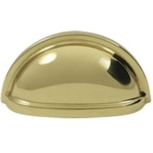 Ultra Hardware #59217 Solid Brass Drawer Pull 3” Center  Polished Brass Finish