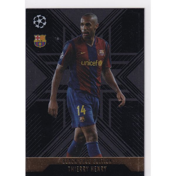 Match Attax Extra 2024 2025 Thierry Henry Black Edge Edition BLA7 Trading Card