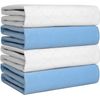 Heavy Absorbency Bed Pad, Washable and Reusable Incontinence Bed Underpads, 34"X