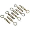 6mm Close Hook Anchor Eye Bolt Rawl Expansion Bolts Shield Wall 16 Pack