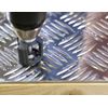 wolfcraft HSS Countersink with Depth Stop, triangular shaft I 4391000 I For deburring and countersinking bores in metal