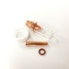 Ally5 Pyrex Cup Kit with #17/#18 Torch Adapter - A517 - Furick Cup