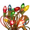 25-PK C9 MULTI TWINKLE Light Bulb BLINKING Transparent 7W Christmas 1640-00