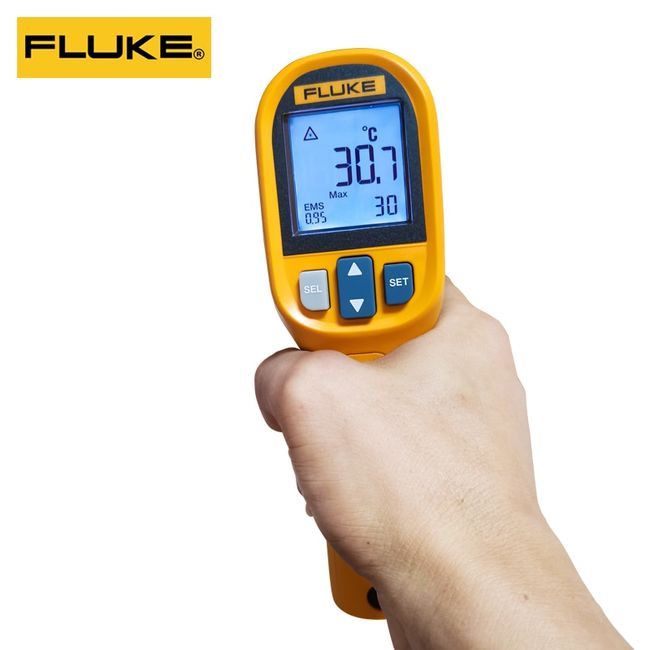 Fluke Non-contact Digital Infrared Thermometer in the Infrared Thermometer  department at