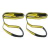 1" x 16' Lifting Web Sling Synthetic Poly Eye & Eye 1-ply Tow Pull Strap - 2 PC