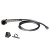 RV Two Handle Shower Diverter with Matching Hand Held Shower Brushed Nickel