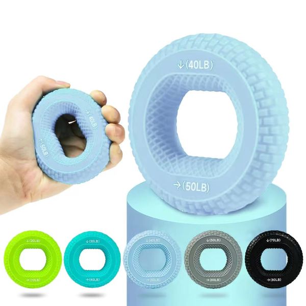 KUWAN Hand Grip Trainer Hand Grip, Rehabilitation, Finger Exercise, Hand Exercise Ring, Finger Stretcher, Strength Training, Finger Strength, Finger Exercise, Finger Exercise, 40-50LB (Soliro))