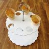 Ice Cream Cone Stand by Super Cool Creation, White - 4 Hole