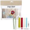 Pretty Flowers | Crepe Paper Flower Mini Craft Kit | Makes 5 Stems