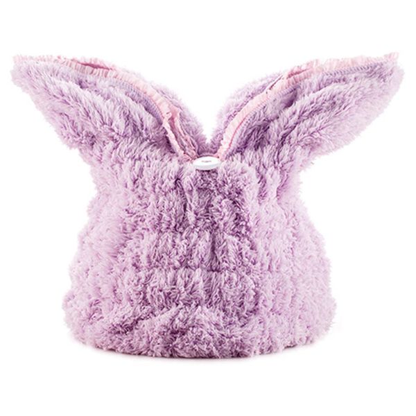 mitas Hair Towel Cap, Purple Hair Cap, Hair Drying Towel, Absorbent Towel, Kids, Adults, Absorbent Cap, Towel Cap, For Drying, Absorbent, Quick Drying, Soft, Soft, Fluffy, Women's, Rabbit, Ears, Swimming