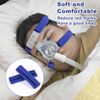 4pcs Strap Covers Soft Headgear Mask Strap Cushions for Reducing Indentation (Blue)