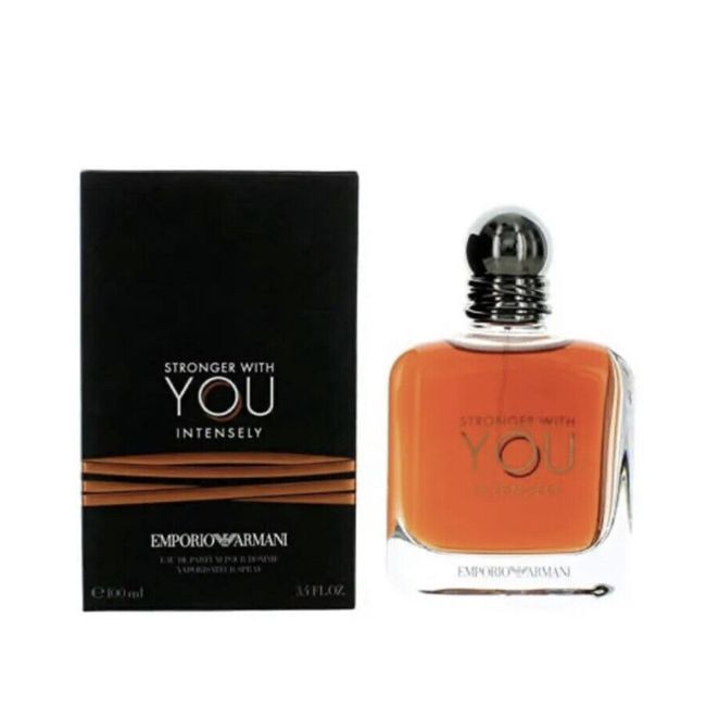 Emporio Armani Stronger With You INTENSILY 3.4oz EDP  Spray For Men New In Box