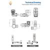 White Corner TRV Thermostatic Radiator Towel Rail Valves