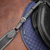 Shires Lusso Three Point Elastic Breastplate - Black Pony