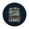 Pool Guy Leaves Pool Cleaning PopSockets Adhesive PopGrip
