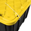 Sterilite 17 Gallon Industrial Stackable Storage Tote Lidded Containers, 12 Pack
