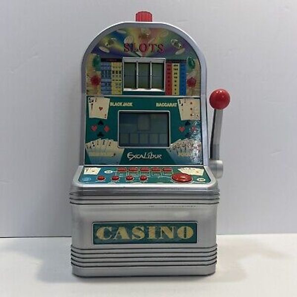 Vintage Excaliber 7 in 1 Ultimate Casino Talking Gambling Slot Machine Kids Toy