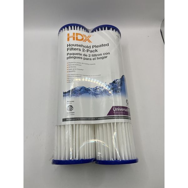 Universal Fit Pleated Whole House Water Filter (2-Pack)