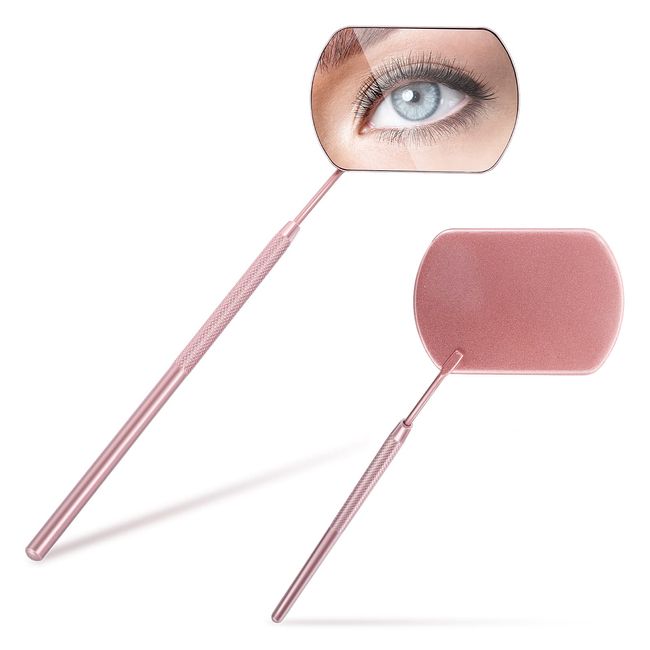 Molain Lash Extension Mirror 1 Piece Golden Color Square Eyelash Lift Tint DIY Practic Applicator Supply View Eye Accessories Mouth Examination Tool