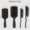 Hair brush,Black(Pack of 2)
