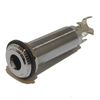 Long body barrel guitar jack socket in chrome