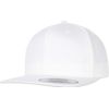 Flexfit Organic Cotton Snapback Cap, White, one Size