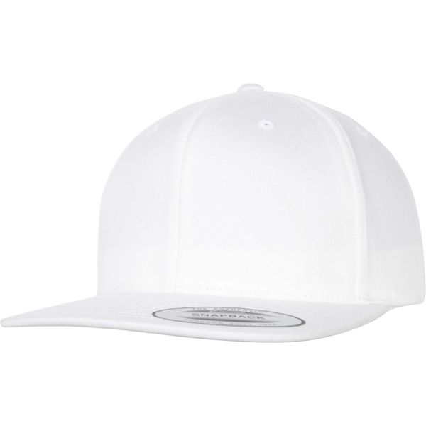 Flexfit Organic Cotton Snapback Cap, White, one Size
