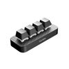 Vaydeer Programmable Keyboard 4 Keys Shortcut Keyboard Gaming One Hand Wired Mechanical Keyboard Macro Compatible with Windows & Mac