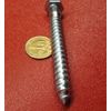 Zinc Hex Head Lag Screw 3/4 Hex Size 1/2 Thread x 4.0" Length, 10 pcs