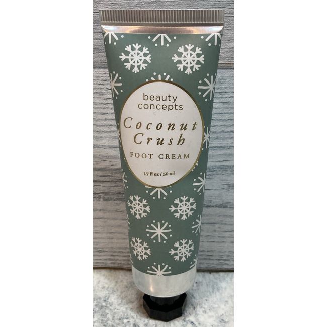 Beauty Concepts Coconut Crush Foot Cream 1.7 Ounce