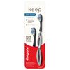 Colgate Keep Manual Toothbrush Deep Clean Starter Kit - Silver