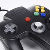 iNNEXT 2 Pack Classic N64 Bit Retro USB Game Controller Gamepad Joystick for PC and MAC (2 Pack-Black)