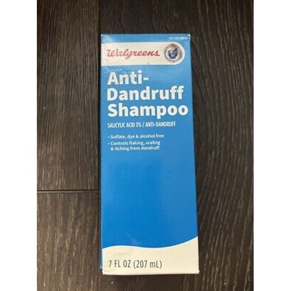 Walgreens Anti Dandruff Shampoo-Sulfate & Dye Free 7oz Exp 4/25