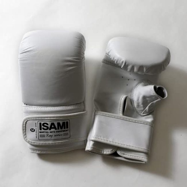 ISAMI Punching Gloves RS RS-001 Genuine Leather (White, S)