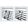 Fits 2010-2013 Chevy Camaro Short Upper Stainless Silver Billet Grille Insert