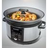 Eamoment 5.5QT Programmable Slow Cooker Timer, Non-Alumi Alloy Liner New