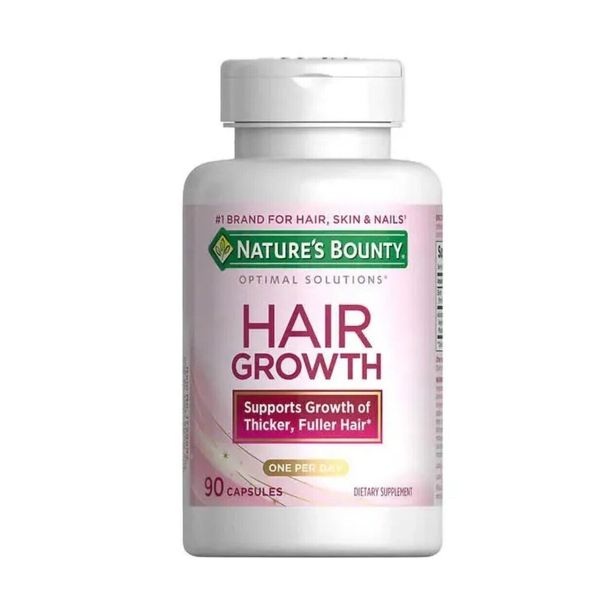 Nature's Bounty Optimal Solutions Hair Growth, 90 Capsules