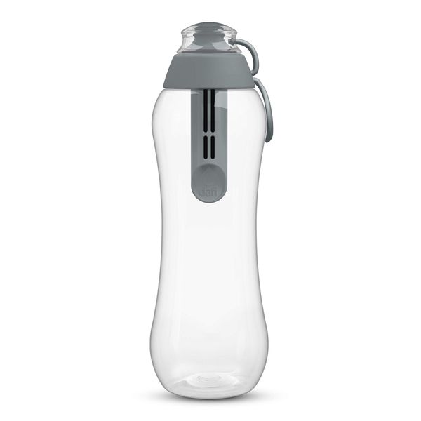 Dafi Water Purifier Bottle, Portable, Bottle-type, Water Purifier, Bottle, Water Bottle, Cartridge Included, Japanese Specifications, Genuine Japanese Product, Light Gray, 16.9 fl oz (500 ml)